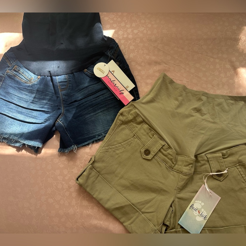 🆕2 Maternity Shorts